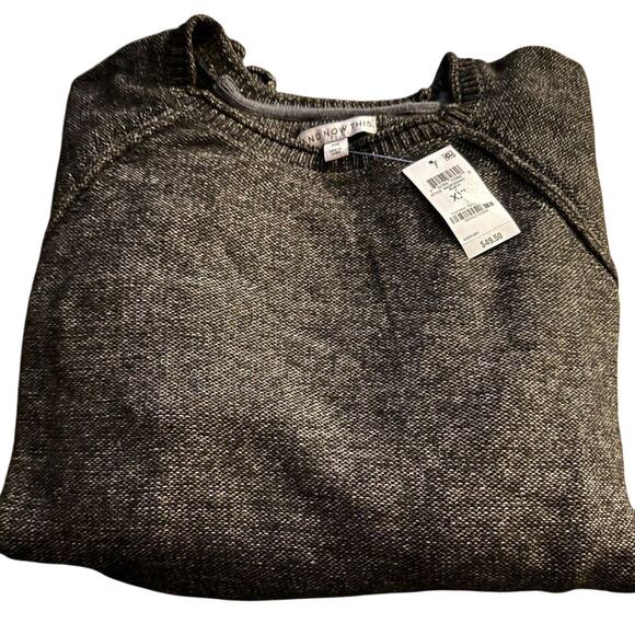 AND NOW THIS Black Pullover Raglan Crewneck Sweater Size XXL New with Tag - Picture 2 of 2